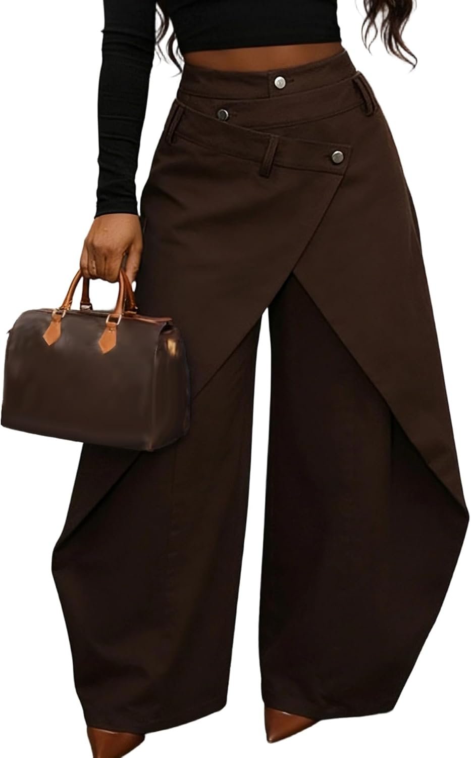 Wide Leg Cargo Jeans for Women