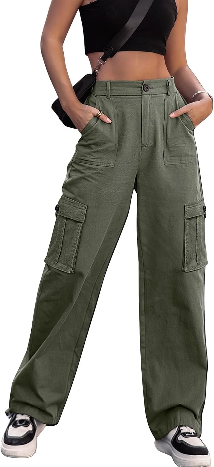 Cargo Pants for Women with Six Pockets