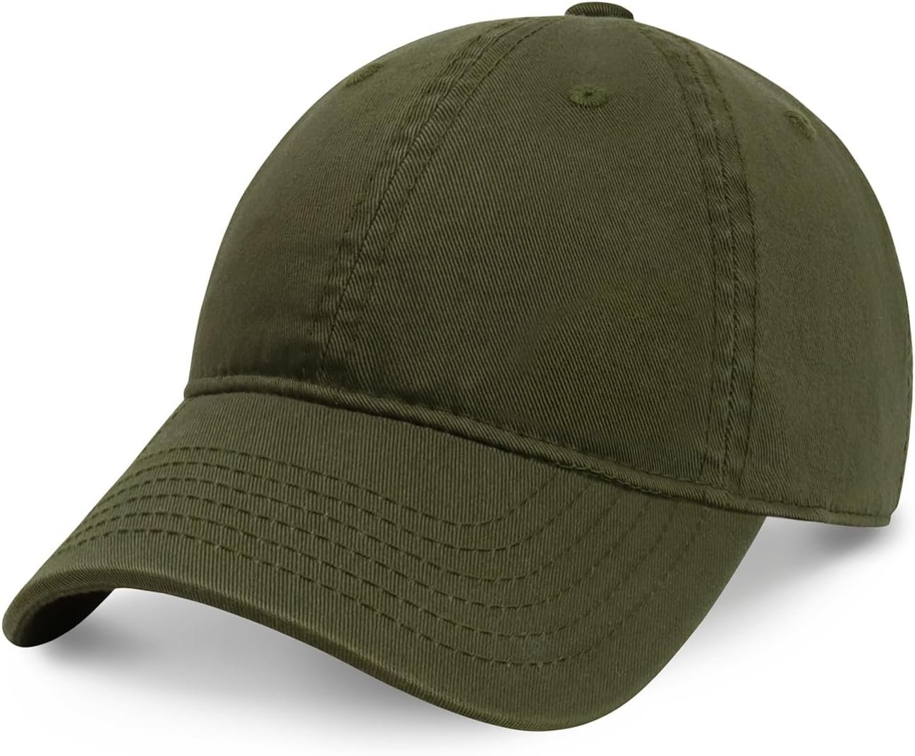 Plain Baseball Cap with Buckle Back Closure