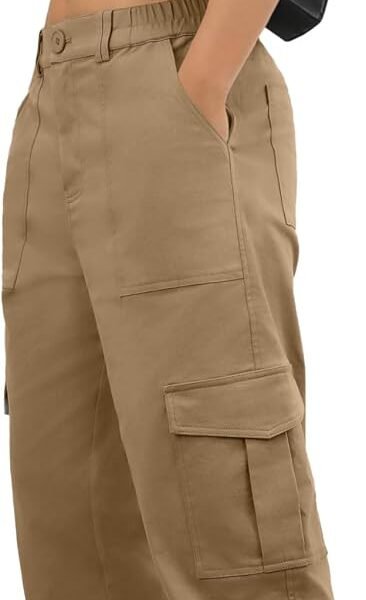 Petite High Waisted Cargo Pants