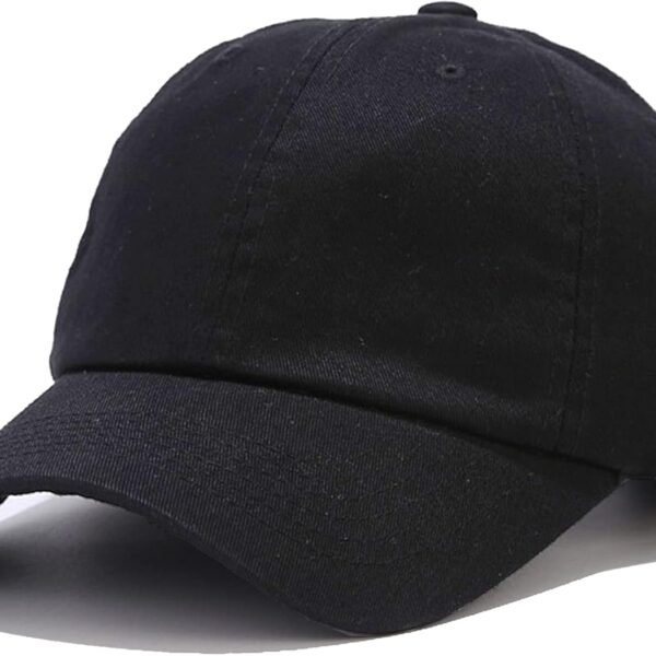 Low Profile Plain Baseball Cap with Minimalist Design