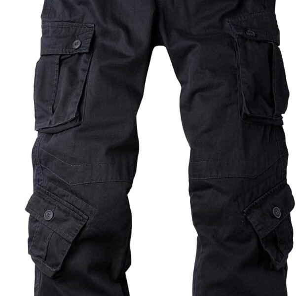 Cargo Pants for Men with Drawstring Hem